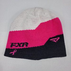 FXR Snowmobile Beanie Toque Fights cancer Ribbon Winter Hat Girls